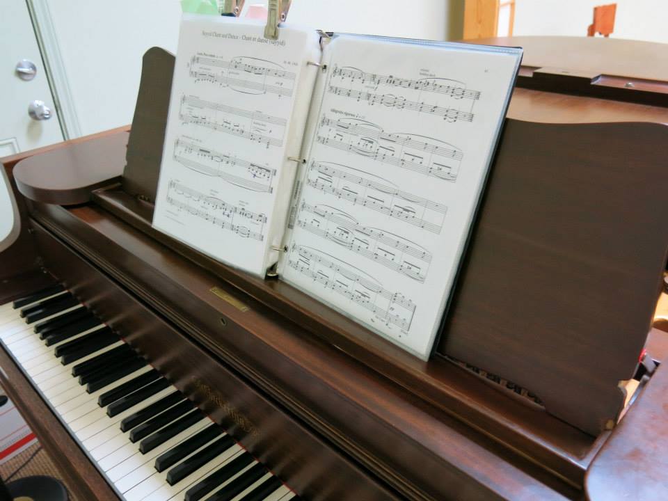 Piano used for Movements and music performance